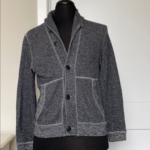 Grayers Avalon Shawl Cardigan With Elbow Pads Gray Grayers Avalon Shawl Cardigan With Elbow Pads Gray